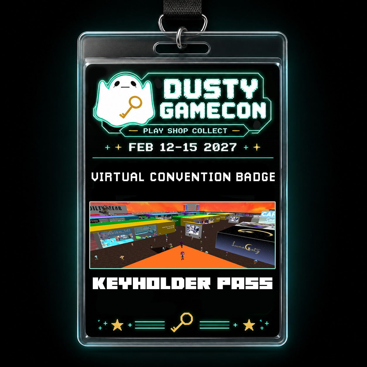 Dusty GameCon 2027 — KEYHOLDER PASS: VIP Access + Premium Merch Box